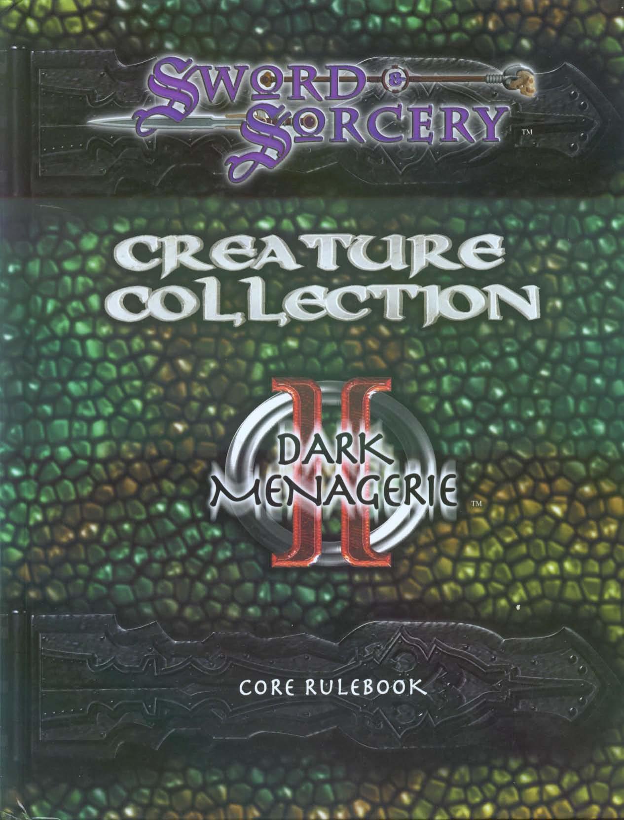 Scarred Lands: Creature Collection II - Dark Menagerie by Sword & Sorcery