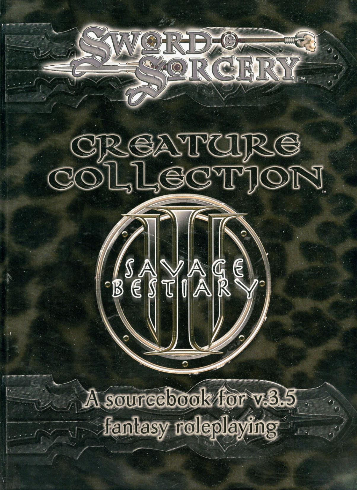 Scarred Lands: Creature Collection III - Savage Bestiary by Sword & Sorcery