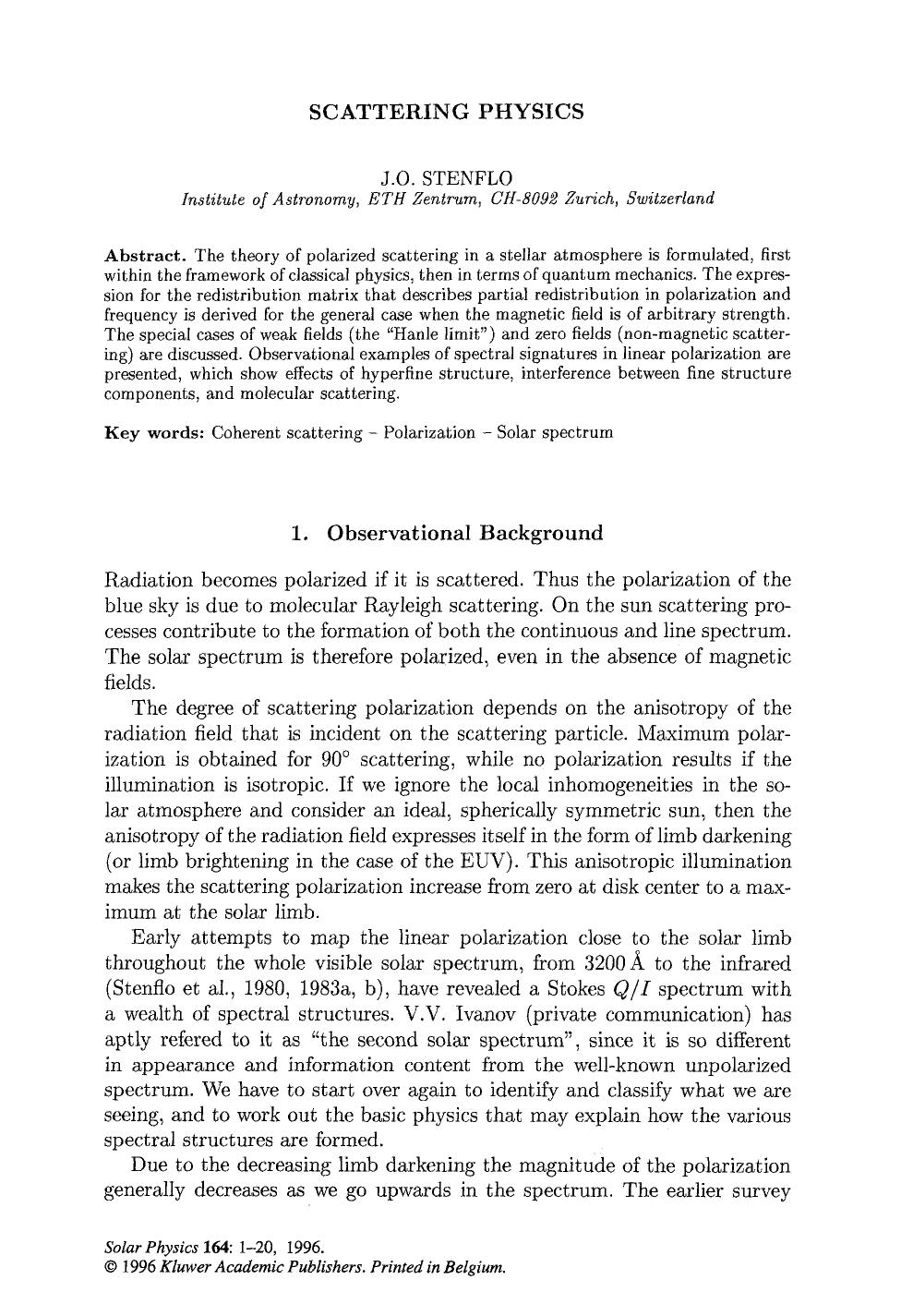 Scattering physics by Unknown