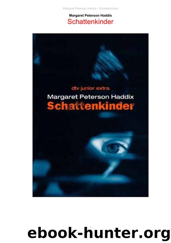 Schattenkinder by Margaret Peterson Haddix