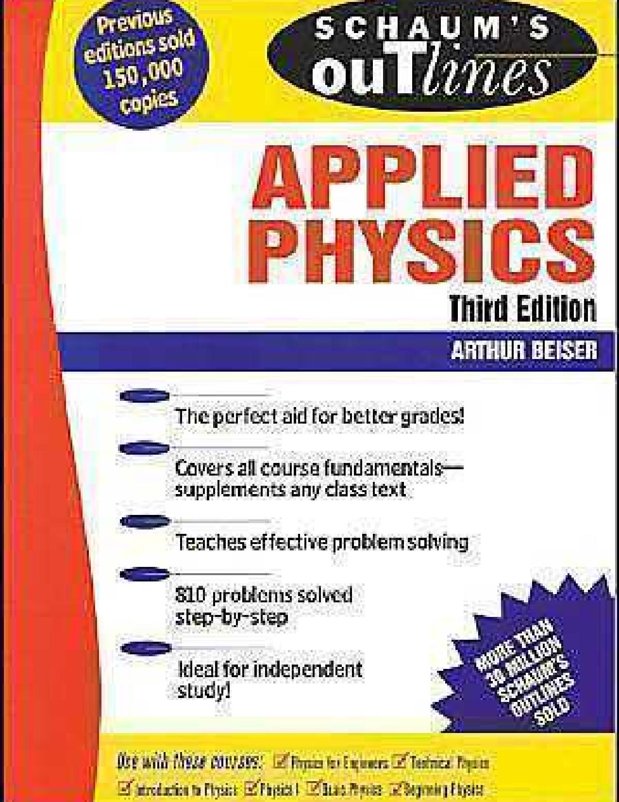 Schaum's Outline of Applied Physics by Arthur Beiser
