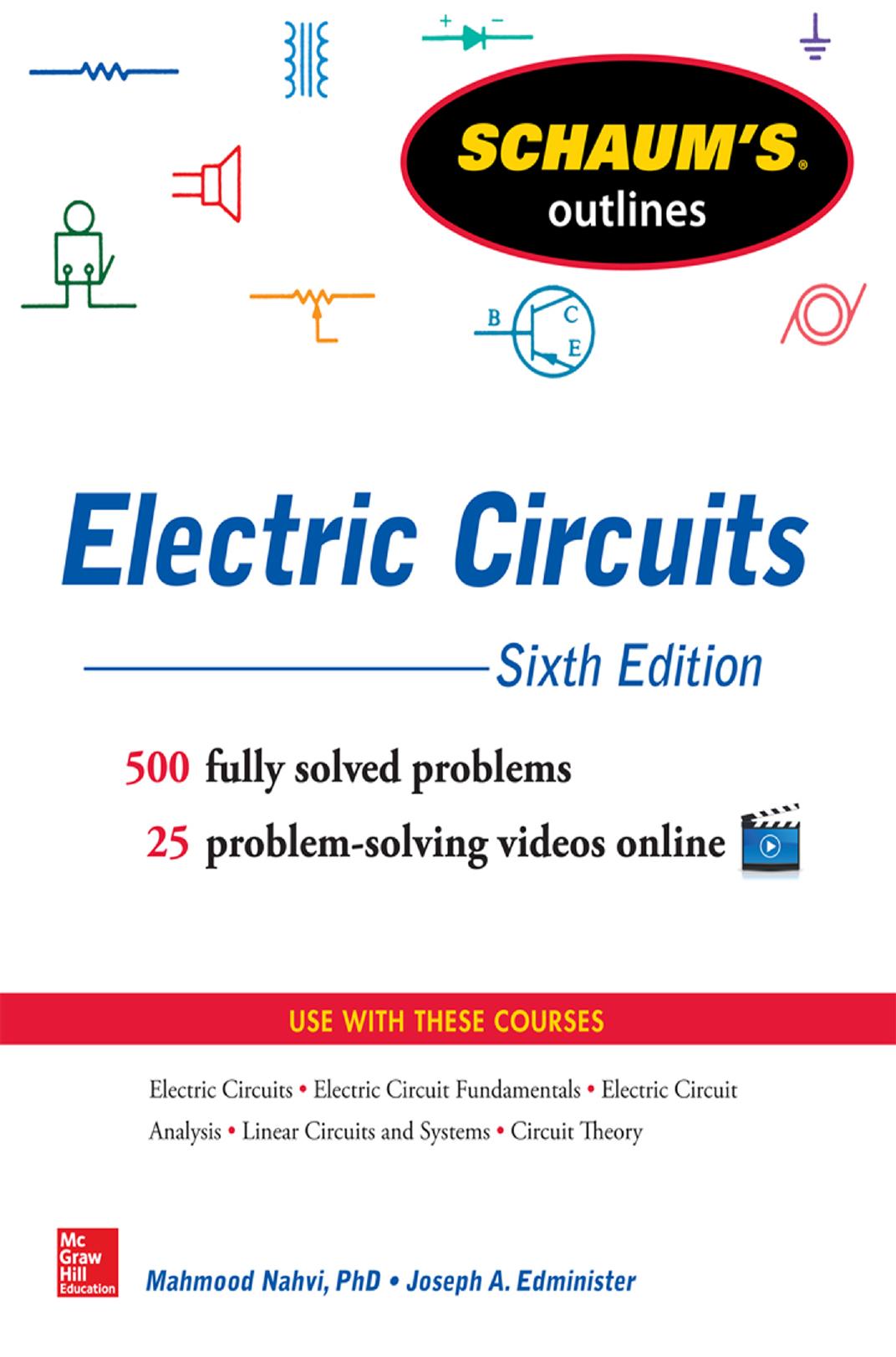 Schaum's Outline of Electric Circuits, 6th edition (Repost) by Unknow