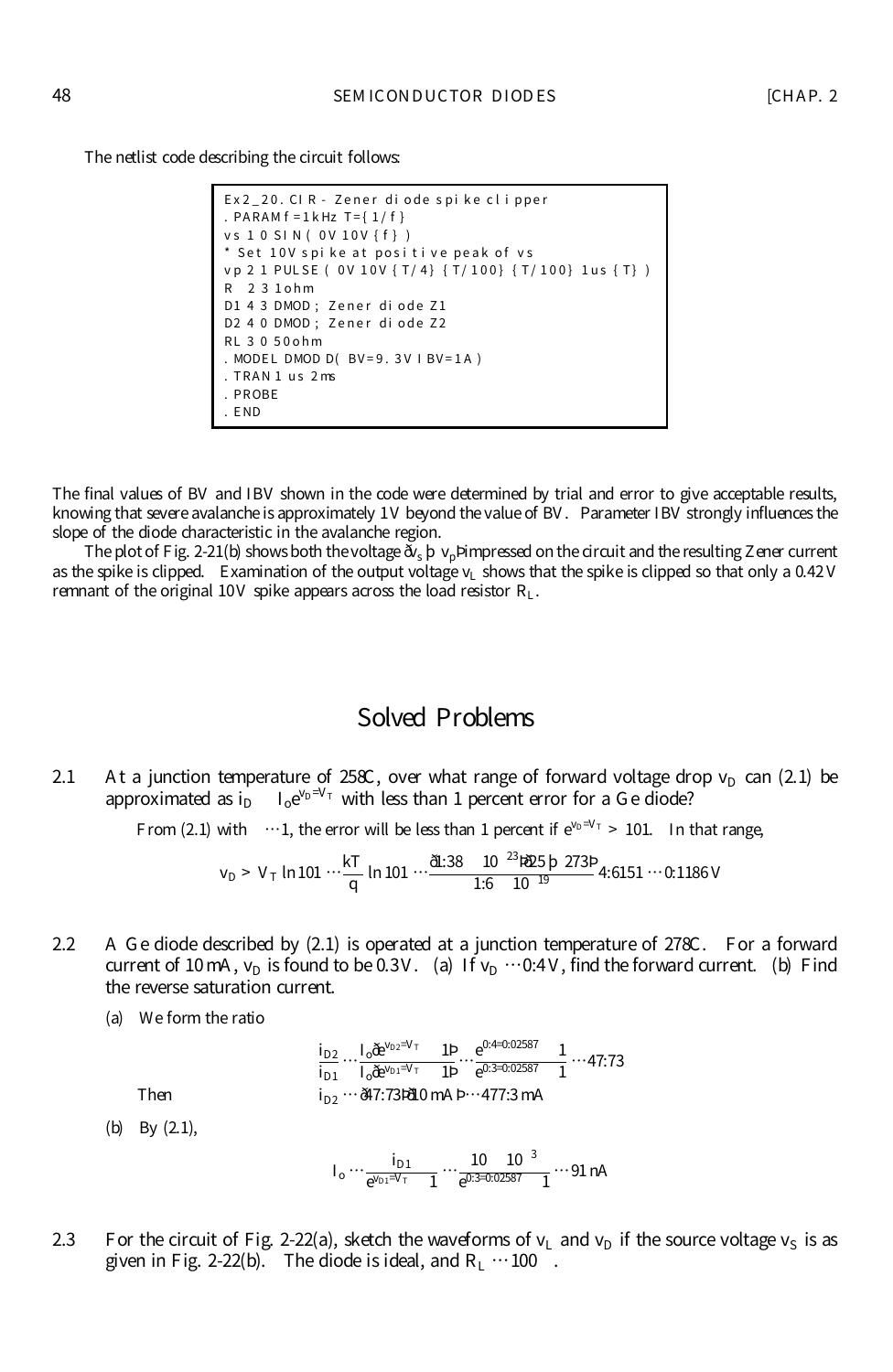 Schaum's Outline of Electronic Devices and Circuits, Second Edition [by Jimmie J. Cathey] by unknow