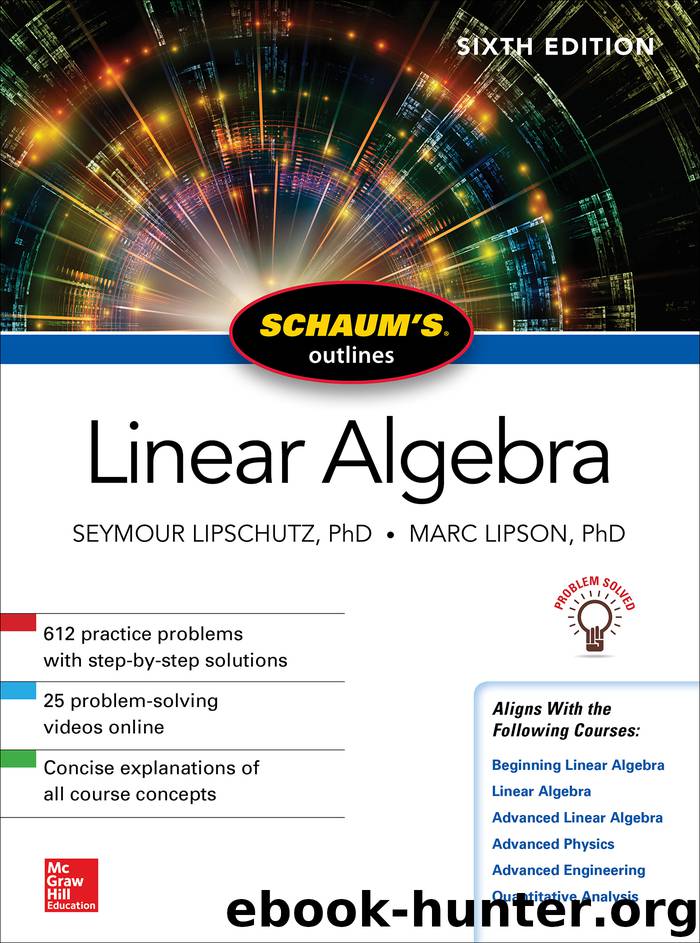 Schaum's Outline of Linear Algebra by Seymour Lipschutz