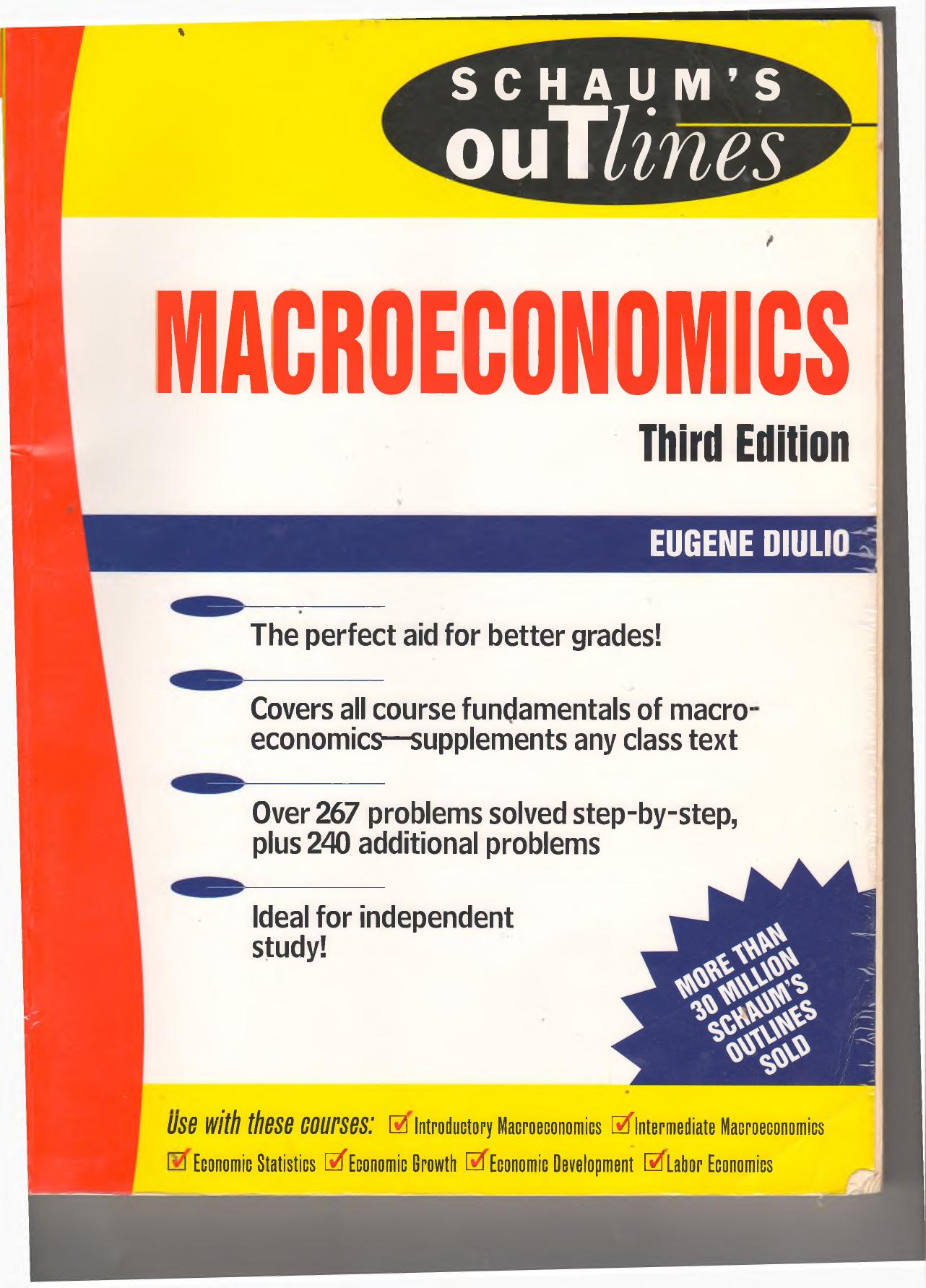 Schaum's Outline of Macroeconomics by Eugene A. Diulio