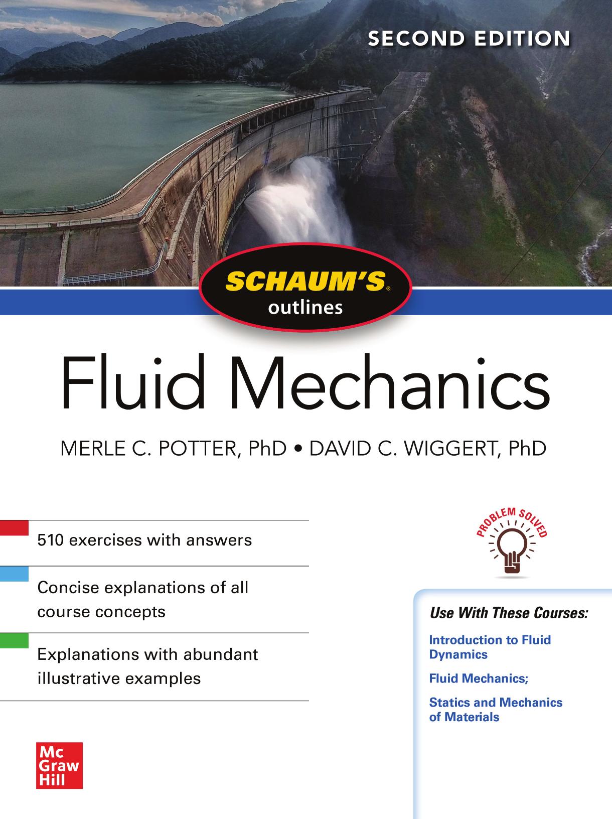 Schaum's outline of fluid mechanics, by MERLE WIGGERT DAVID POTTER