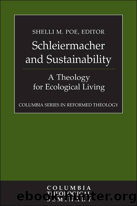 Schleiermacher and Sustainability by Shelli M. Poe