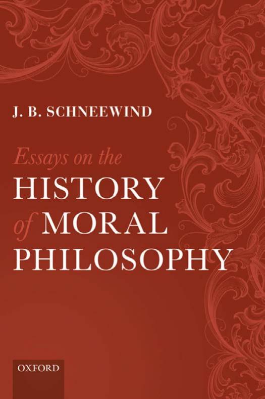 Schneewind History Of Moral Philosophy by Unknown