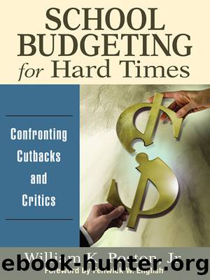 School Budgeting for Hard Times by Poston William K. Jr.;