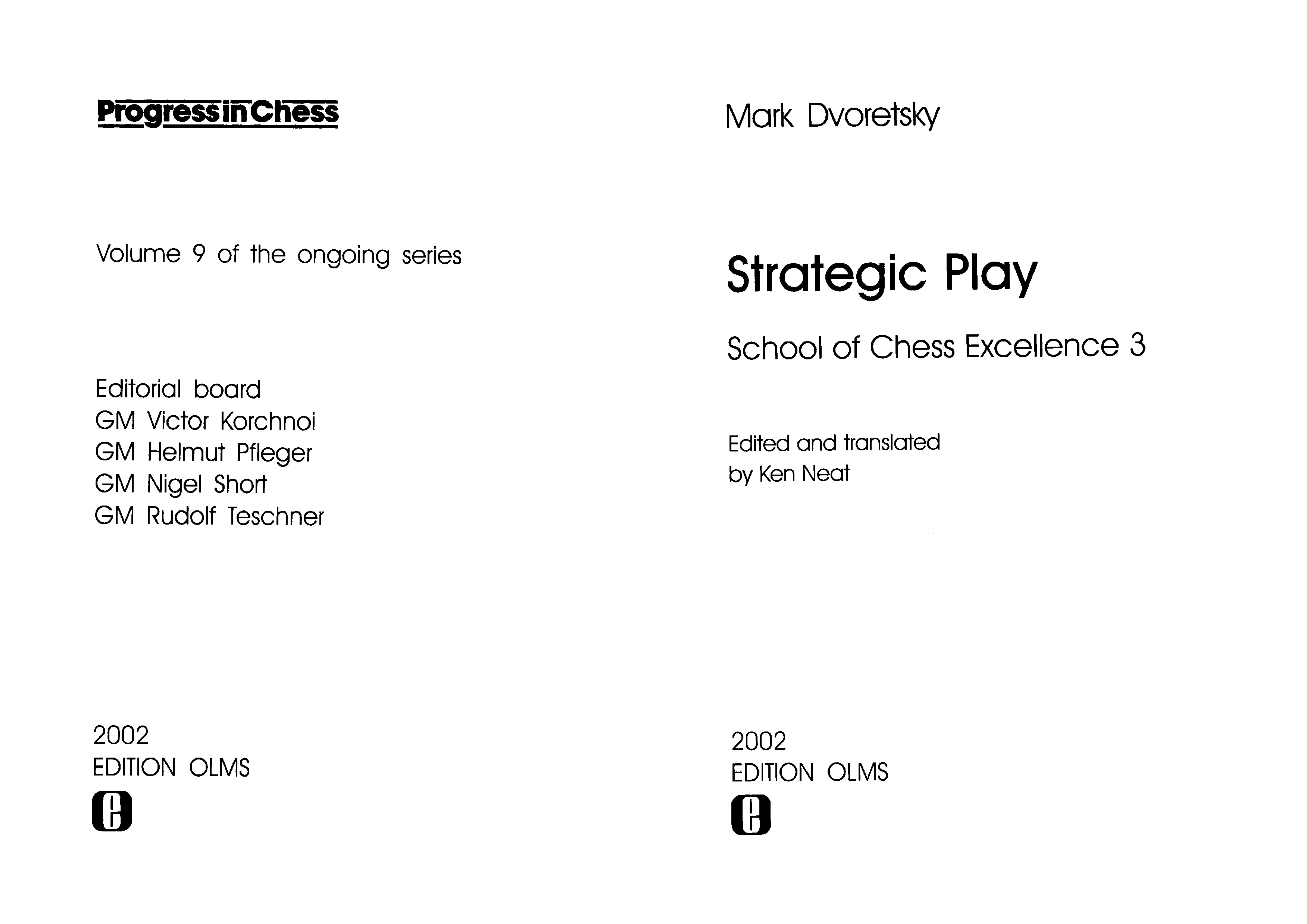 School of Chess Excellence 3 by Strategic Play