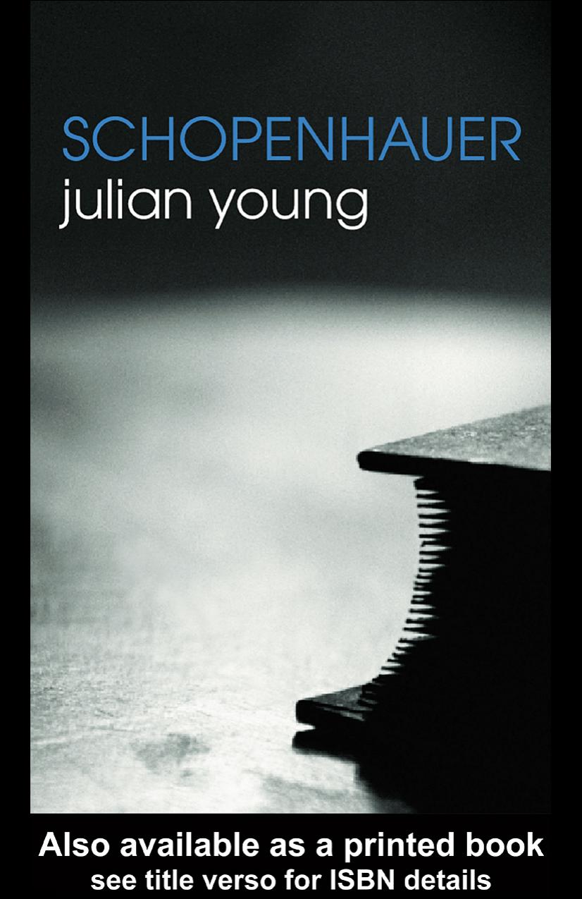 Schopenhauer by Julian Young