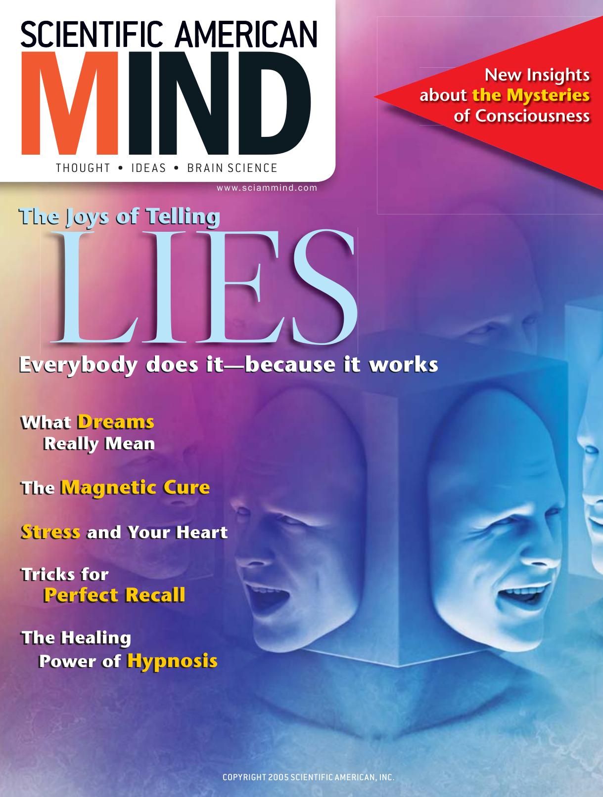 SciAm Mind 16.2 by The Joys of Telling Lies