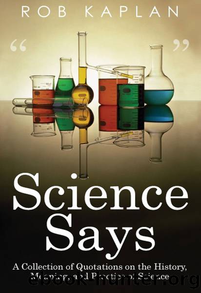 Science Says by Rob Kaplan