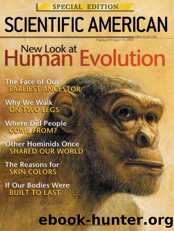 Scientific American Special Edition, vol. 13.2 (2003) by New Look at Human Evolution