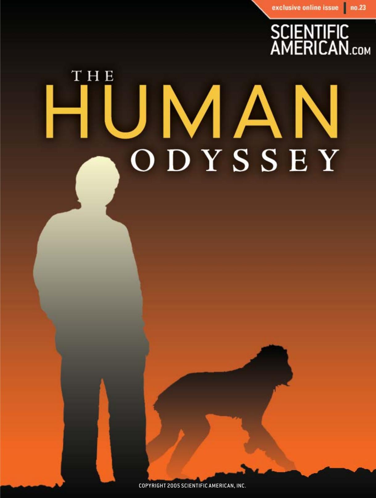 Scientific American, 2005, August, Exclusive Online Issue: The Human Odyssey by Scientific American