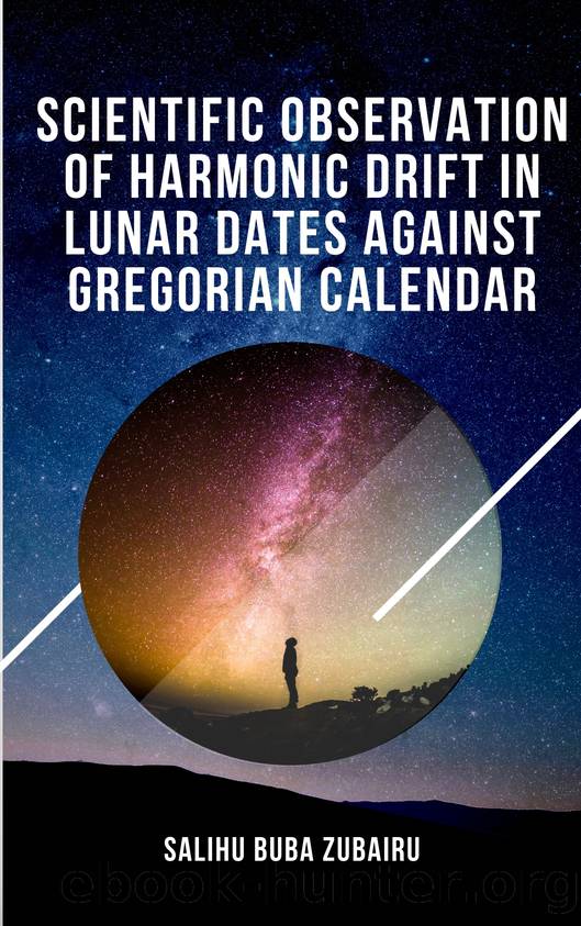 Scientific Observation of Harmonic Drift in Lunar Dates against Gregorian calendar by Zubairu Salihu Buba