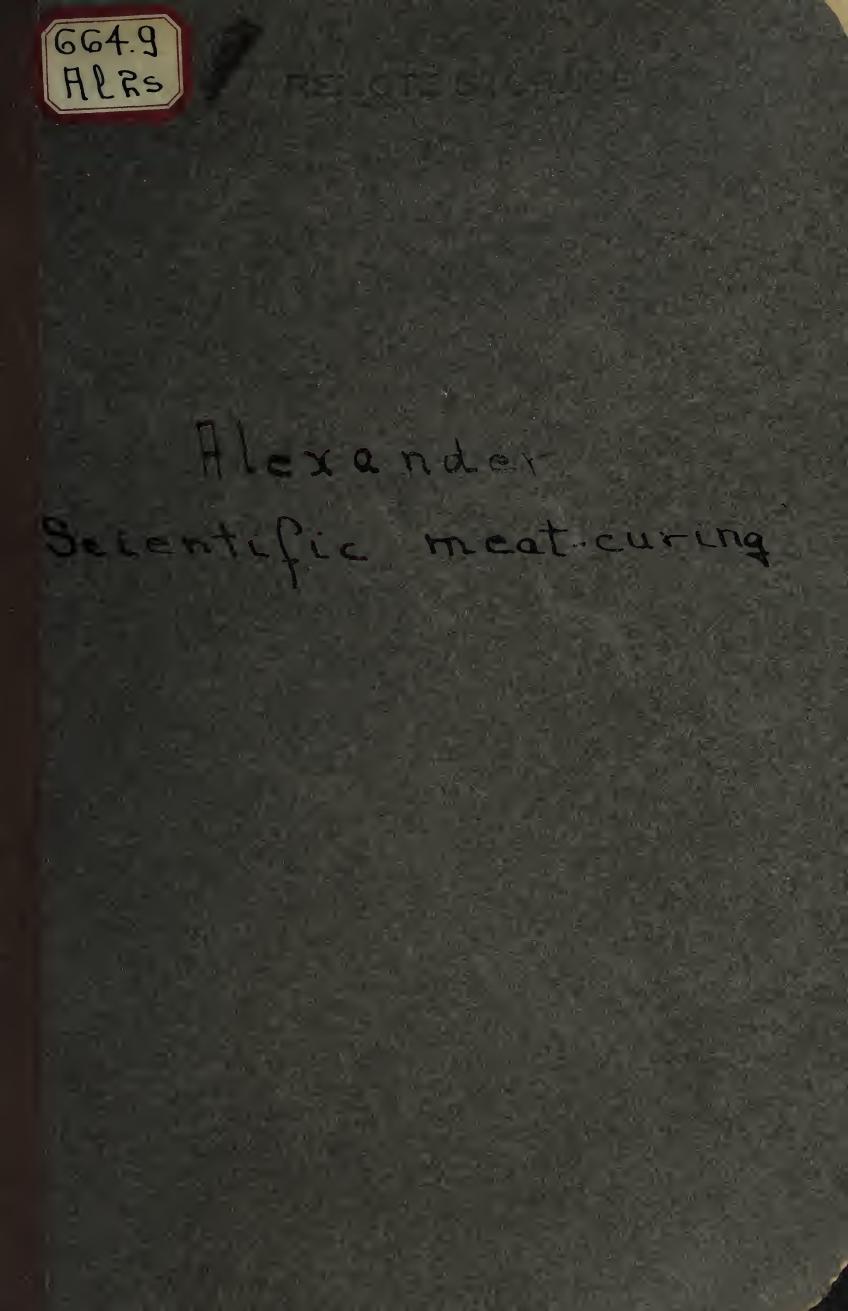Scientific meat-curing by Alexander T. (Theodore)