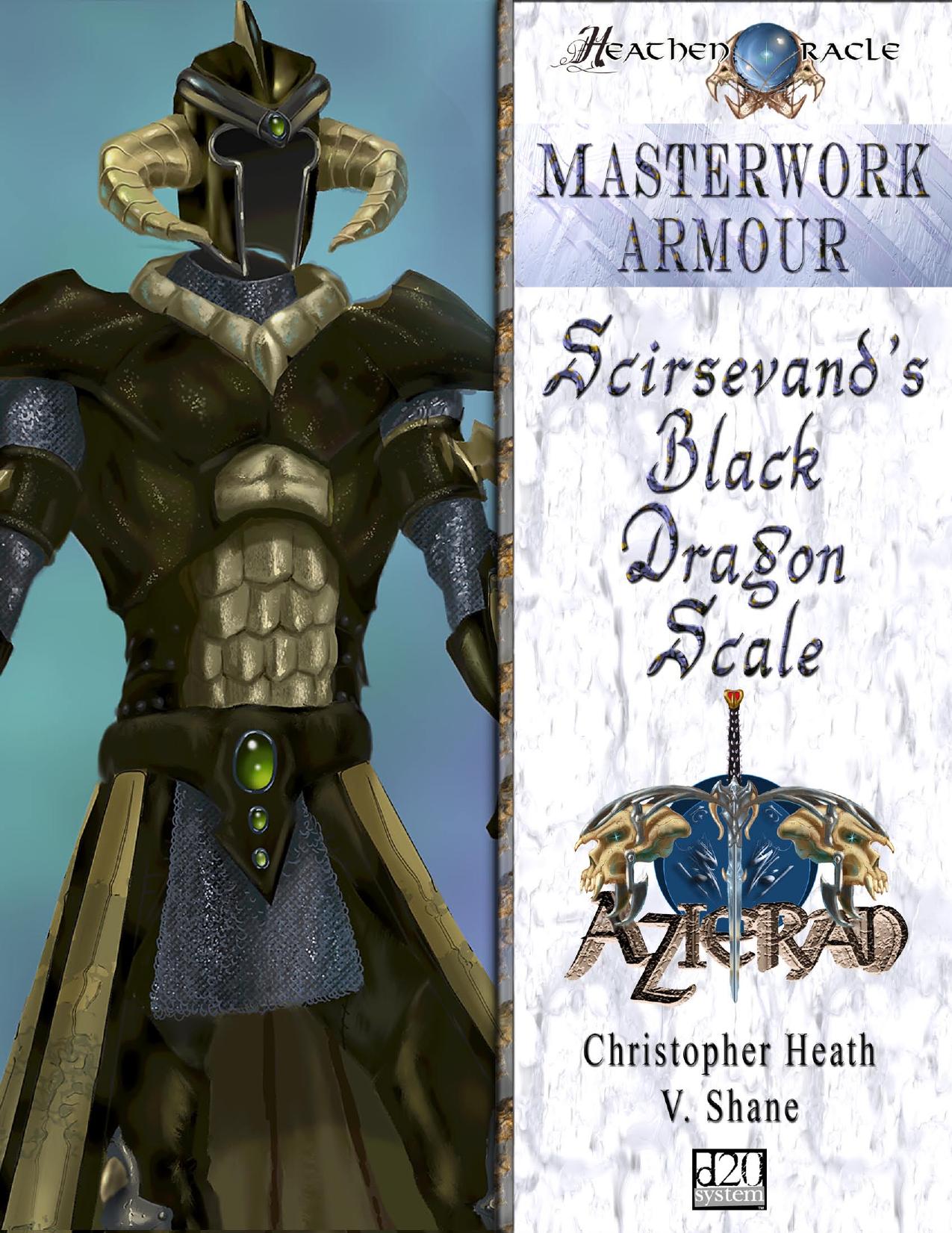 Scirsevand's Black Dragon Scale by Heathen Oracle