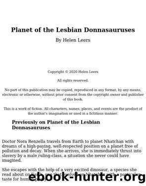 Scissoring and Dinosaur Licking: Planet of the Lesbian Donnasauruses Book 12 by Unknown