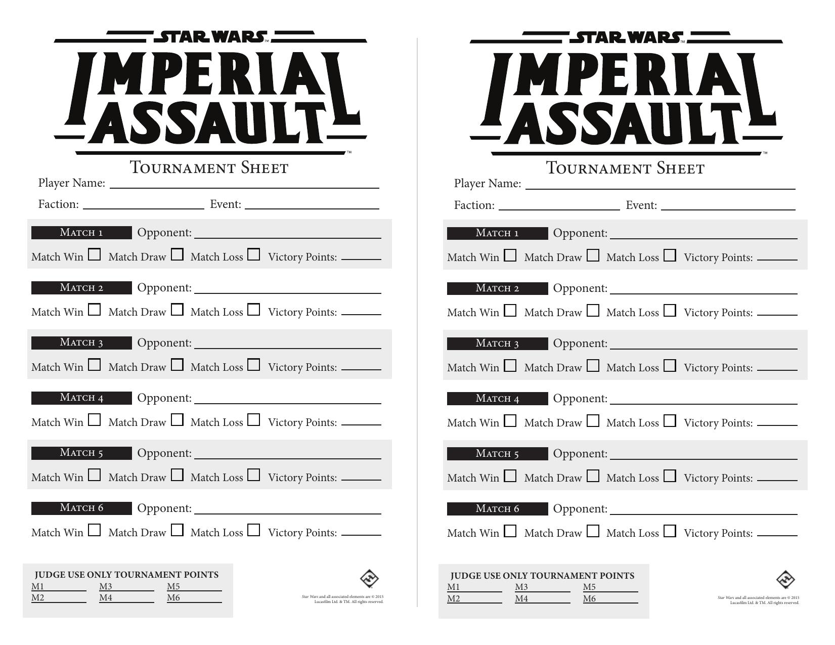 Score Sheet by Unknown
