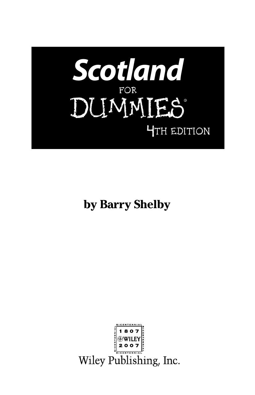 Scotland for DUMmIES 4th by Unknown