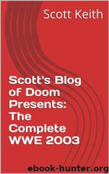 Scott's Blog of Doom Presents: The Complete WWE 2003 by Scott Keith