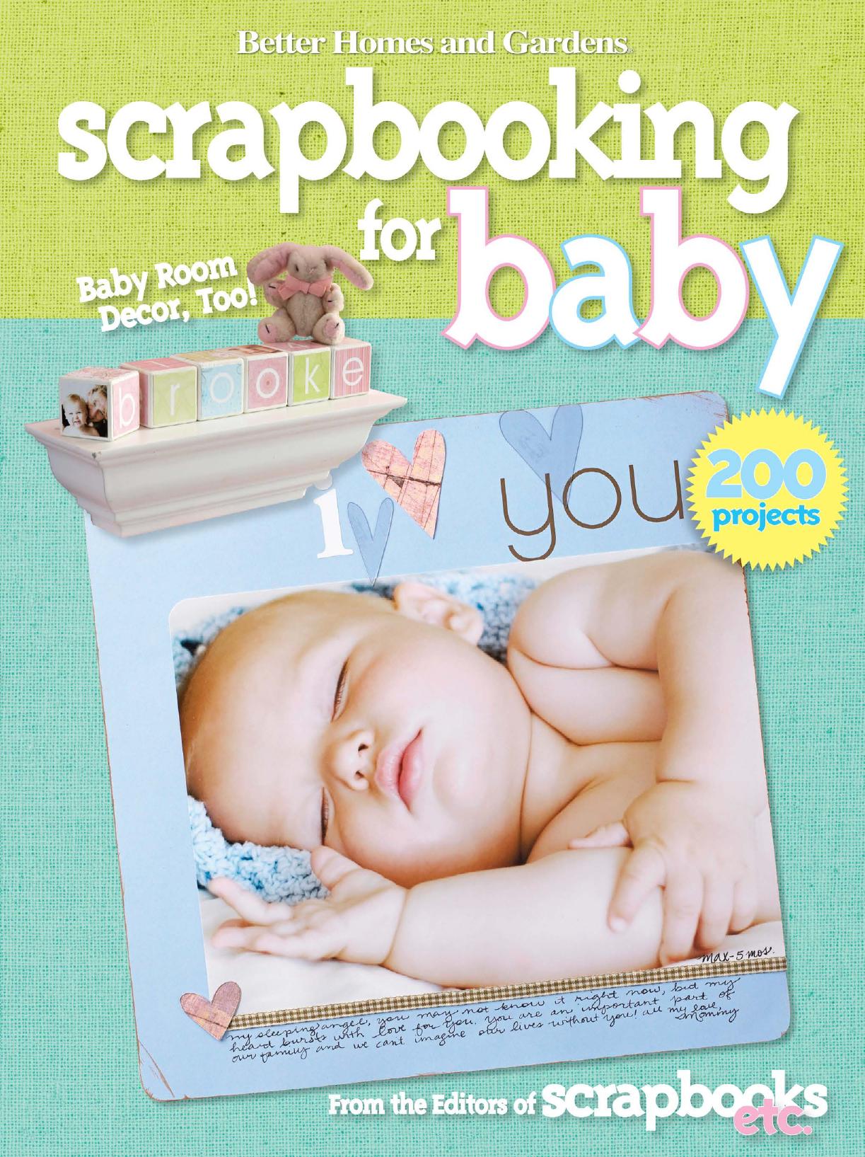 Scrapbooking for Baby by Better Homes and Gardens