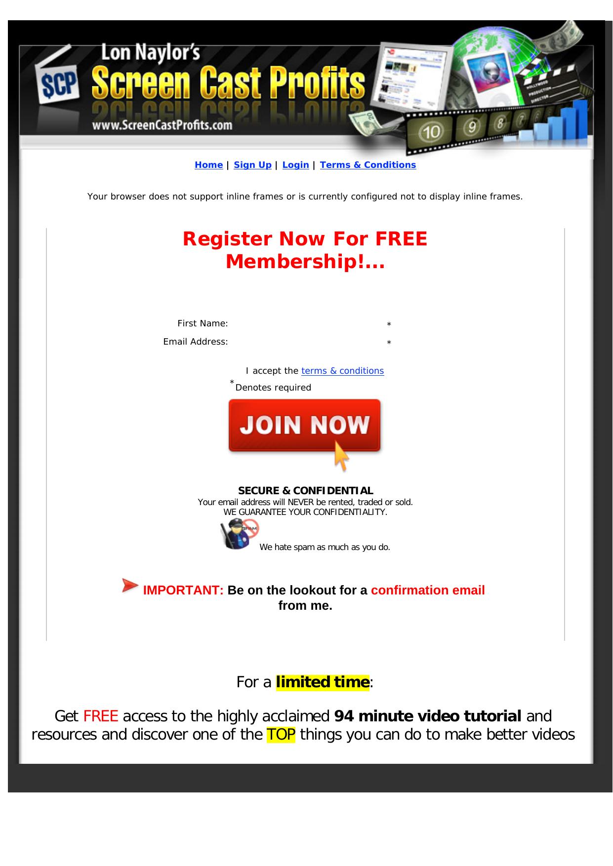 Screencast Profits Video Tutorial Course. by Best of Kuszter's Collection