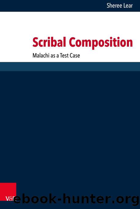 Scribal Composition (9783666552663) by Unknown