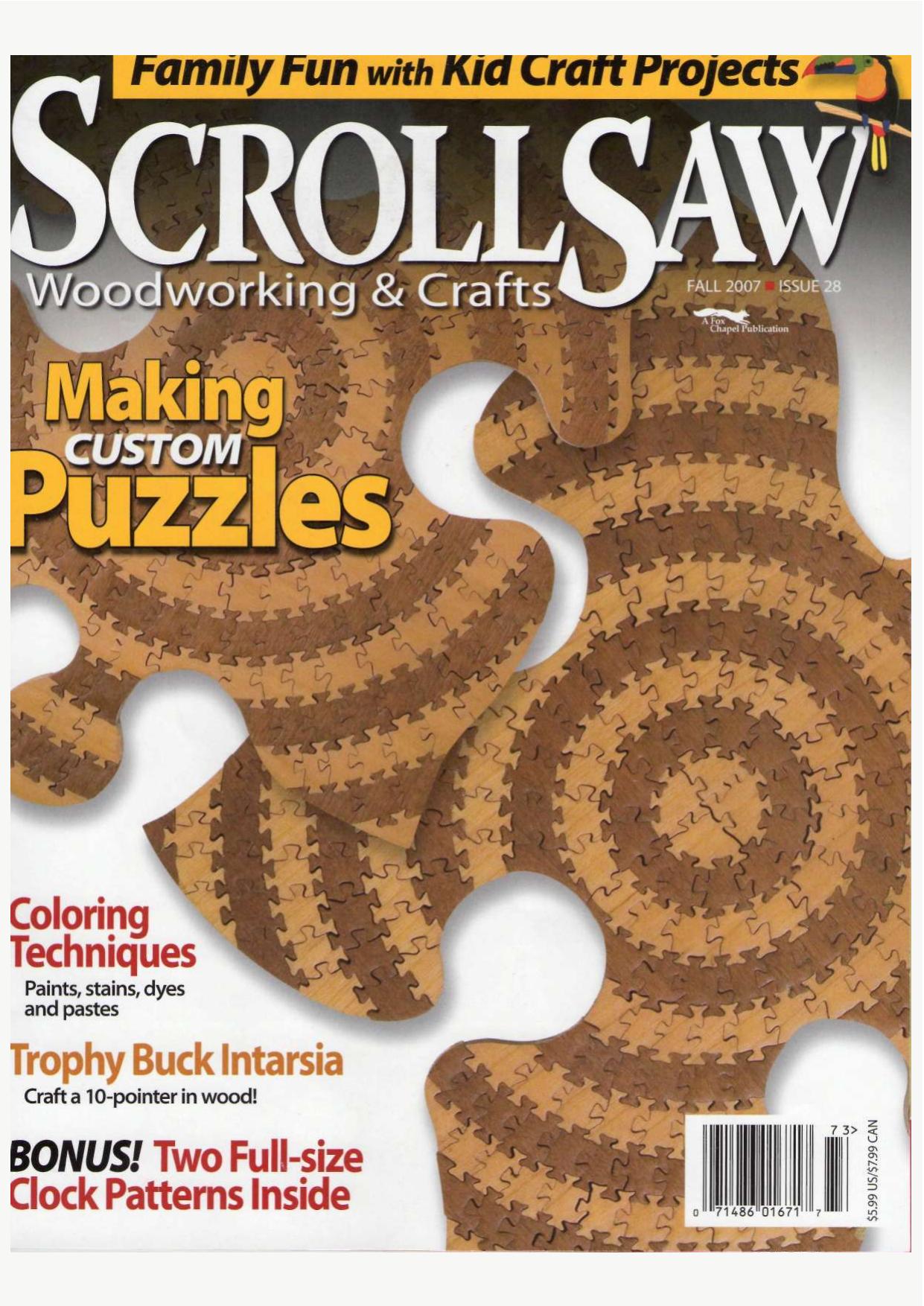 Scroll Saw Woodworking and Crafts Issue by Unknown