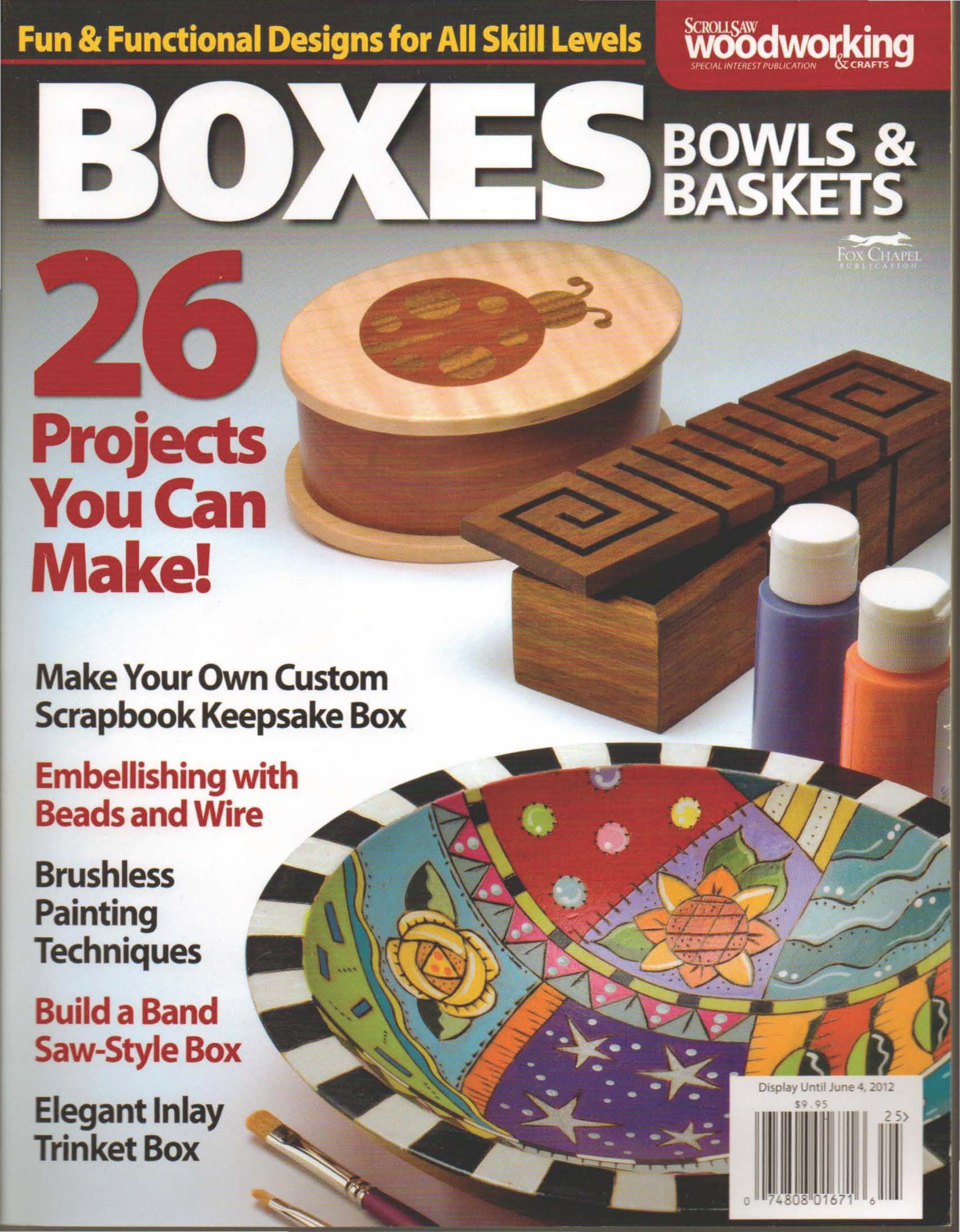 Scrollsaw Woodworking & Crafts Presents by Boxes Bowls Baskets