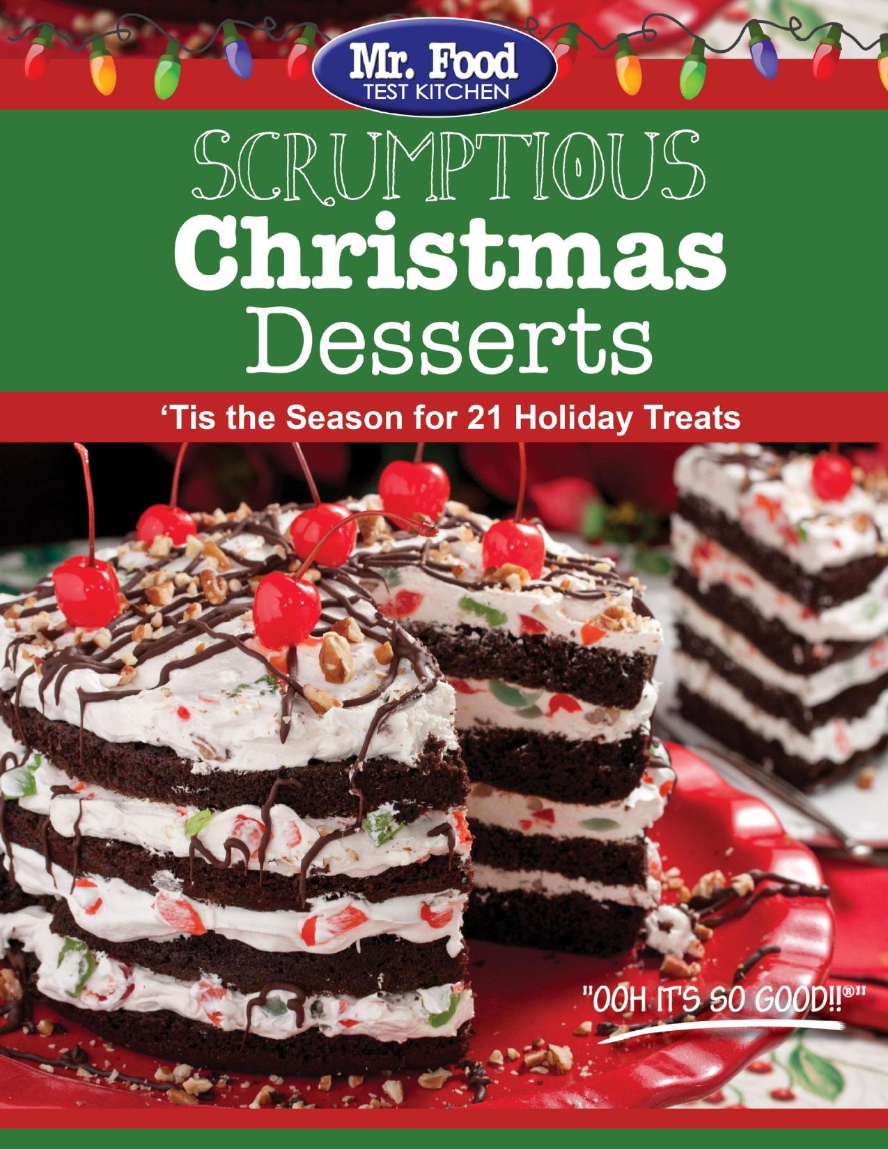 Scrumptious Christmas Desserts by Kitchen Mr Food