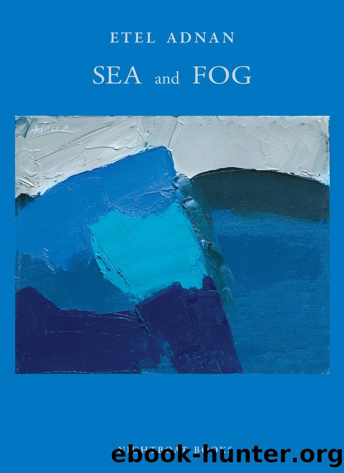 Sea & Fog by Etel Adnan