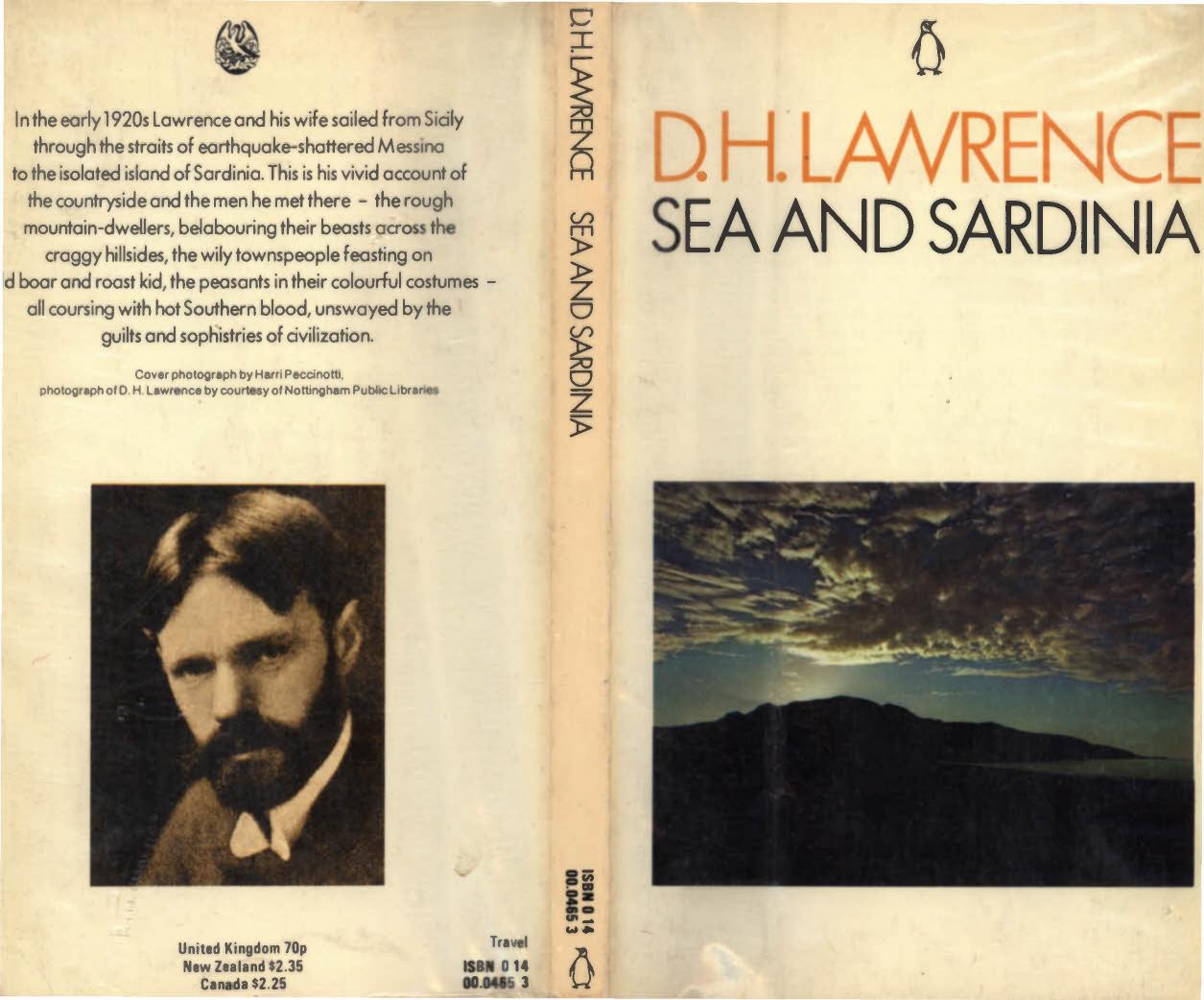 Sea and Sardinia by D. H. Lawrence