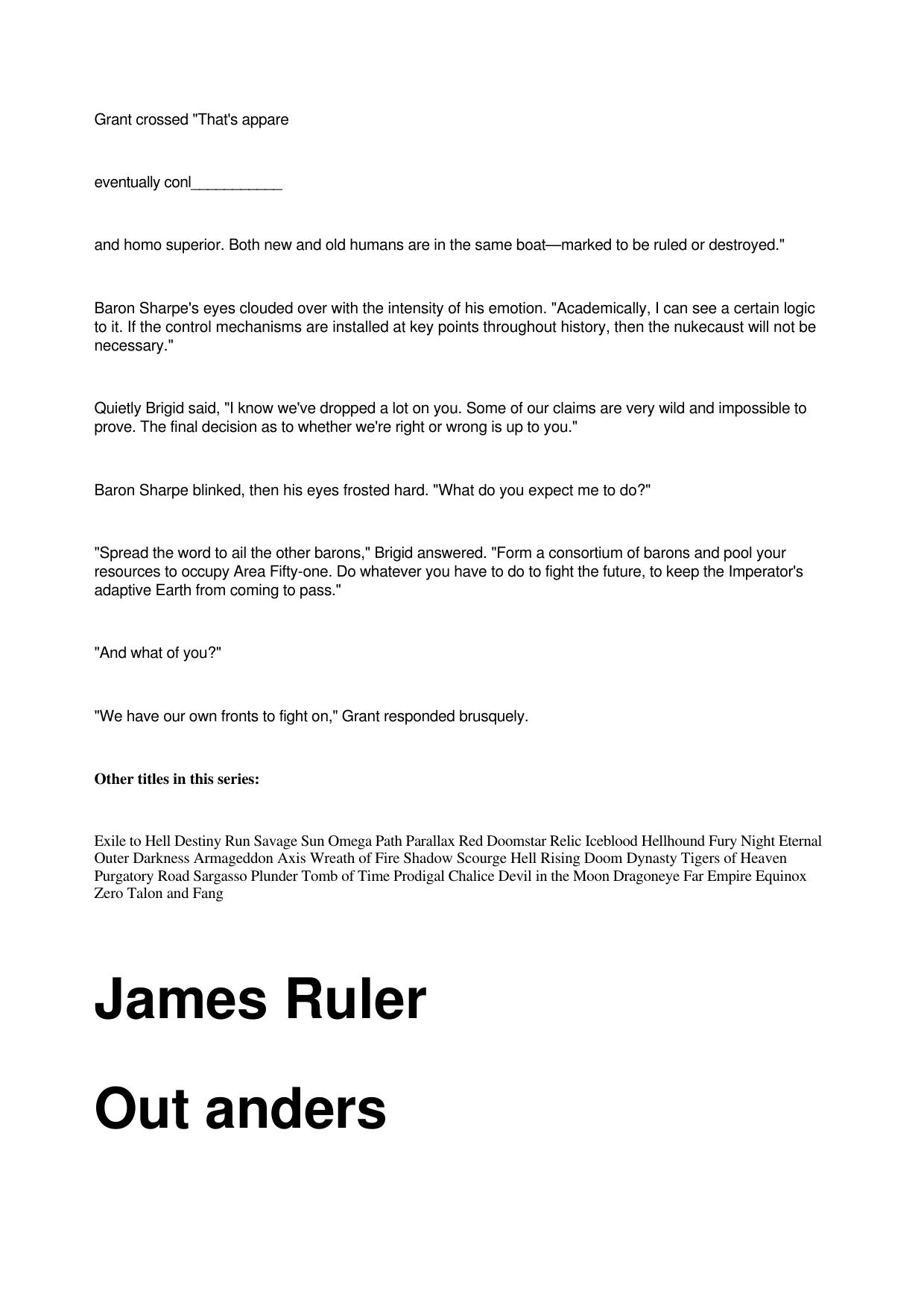 Sea of Plague by James Axler