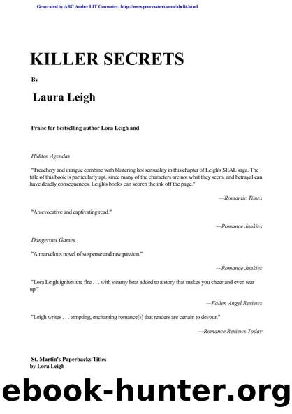 Seals - 05 - Killer Secrets by Lora Leigh