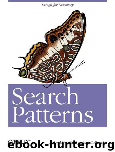 Search Patterns by Peter Morville & Jeffery Callender