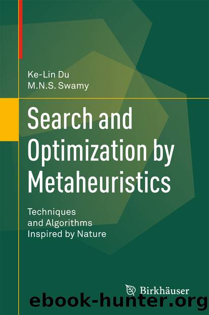 Search and Optimization by Metaheuristics by Ke-Lin Du & M. N. S. Swamy