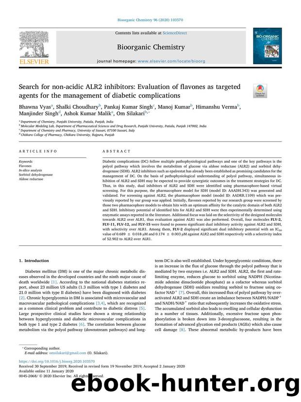 Search for non-acidic ALR2 inhibitors_ Evaluation of flavones as targeted agents for the management of diabetic complications by unknow