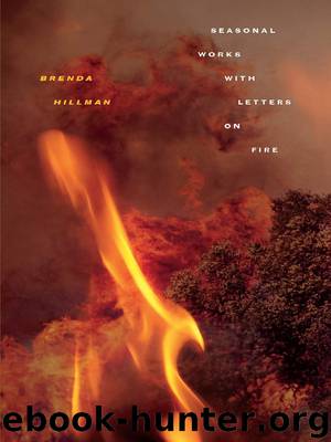 Seasonal Works with Letters on Fire by Brenda Hillman