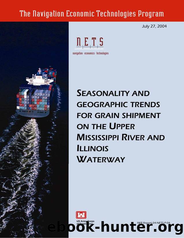Seasonality and Geographic Trends for Grain Shipment on the Upper Mississippi Valley by Kenneth Boyer & Wesley Wilson