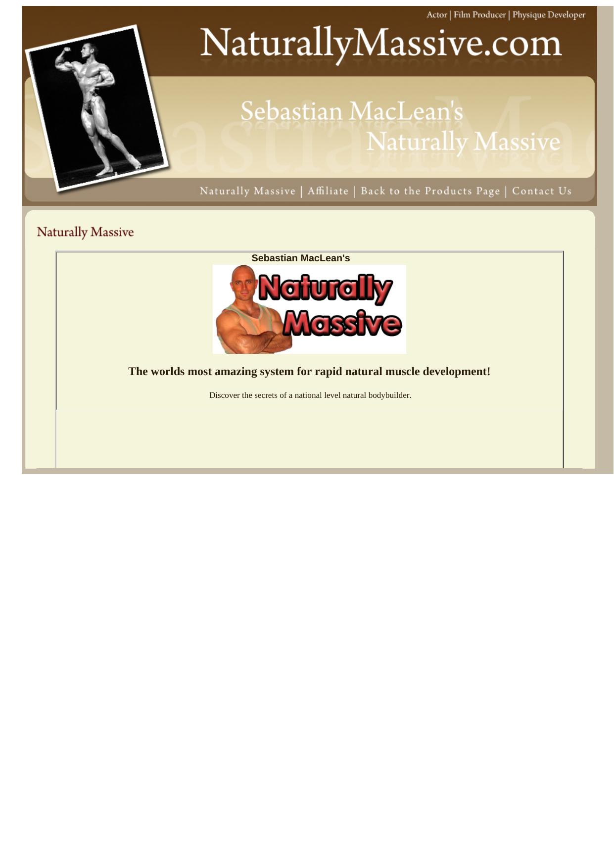 Sebastian MacLeans Naturally Massive. by Best of Kuszter's Collection