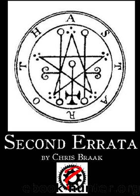 Second Errata by Chris Braak