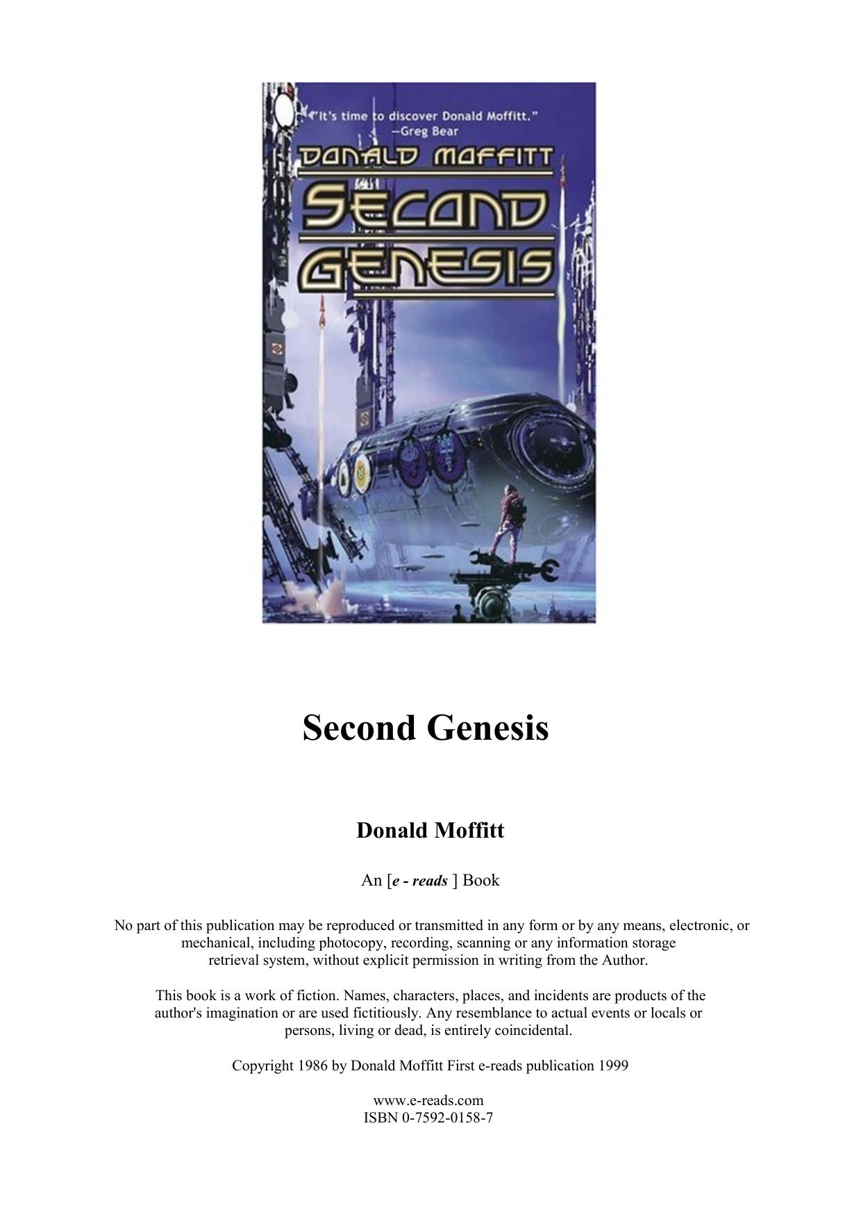 Second Genesis by Donald Moffitt