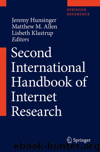Second International Handbook of Internet Research by Unknown