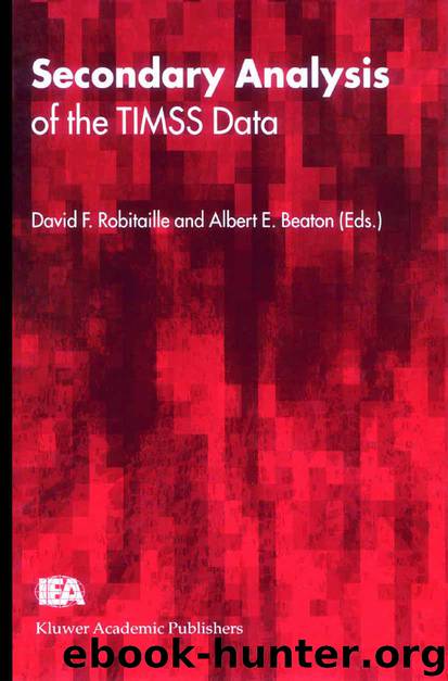 Secondary Analysis of the TIMSS Data by Albert E.Beaton & David F.Robitaille