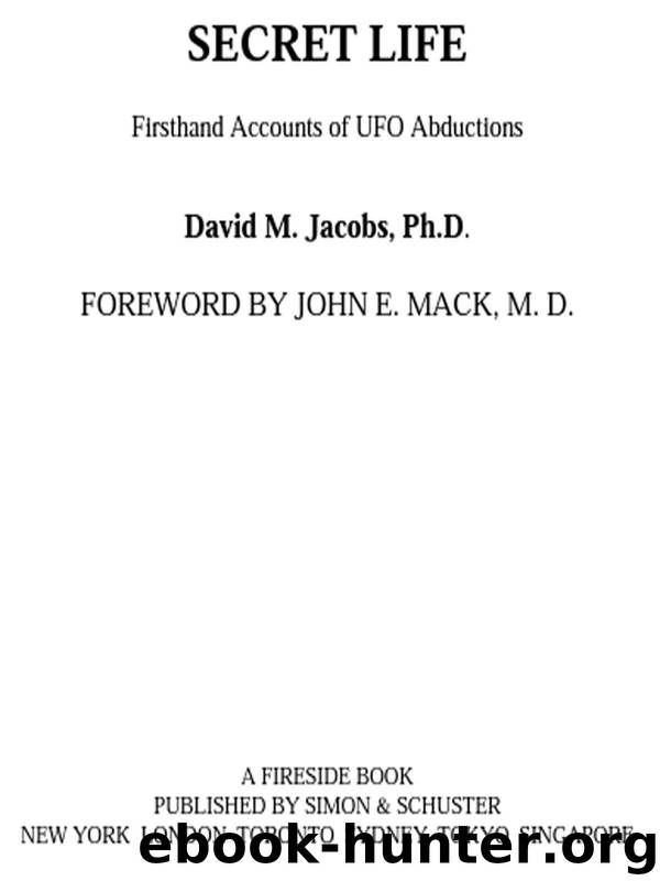 Secret Life by Jacobs David M