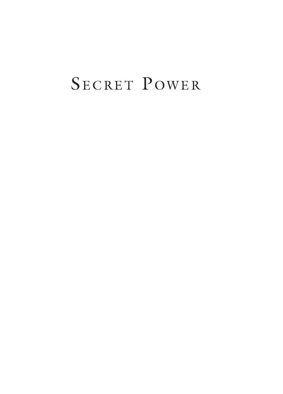 Secret Power: New Zealand's Role in the International Spy Network by Nicky Hager