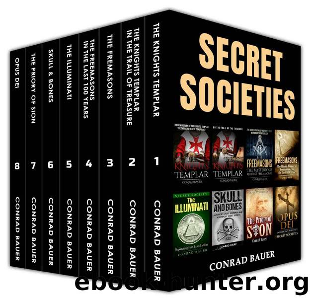Secret Societies Box Set 8 Books in 1 by Bauer Conrad