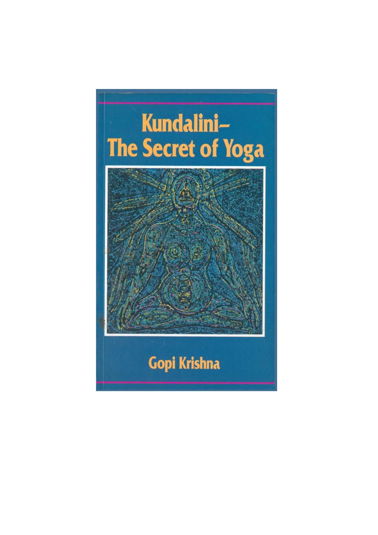 Secret of Yoga by Gopi Krishna